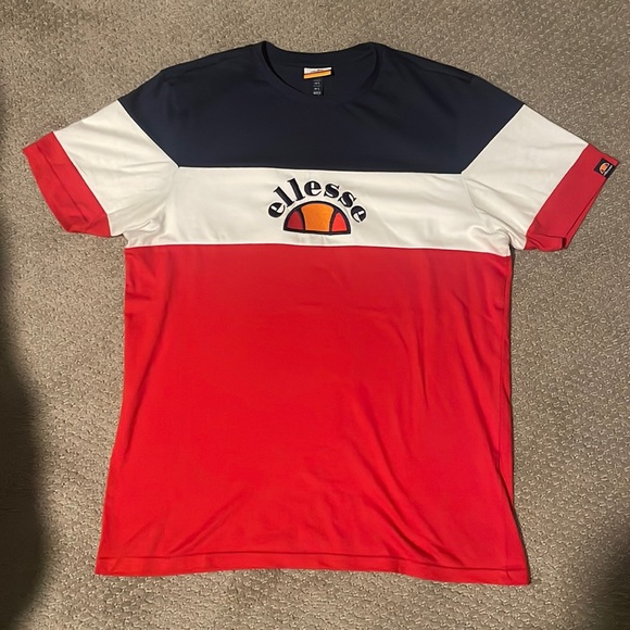 Ellesse Other - Ellesse Shirt, Large and Red White Navy Blue